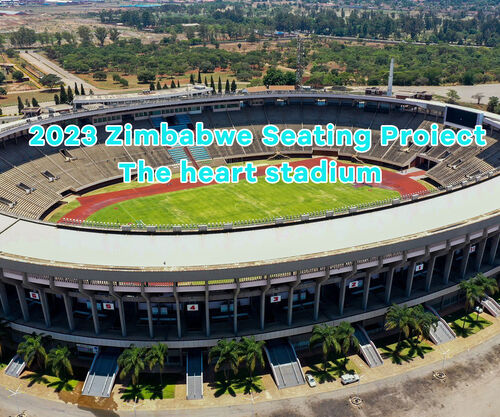 2023 Zimbabwe Proyek Tempat Duduk Stadion Jantung