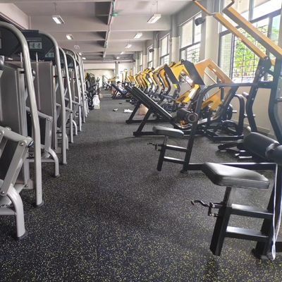 Harga yang pantas Lantai Karet SBR Tahan Aus, Tikar Karet Untuk Gym Warna Biru Hitam Merah on line