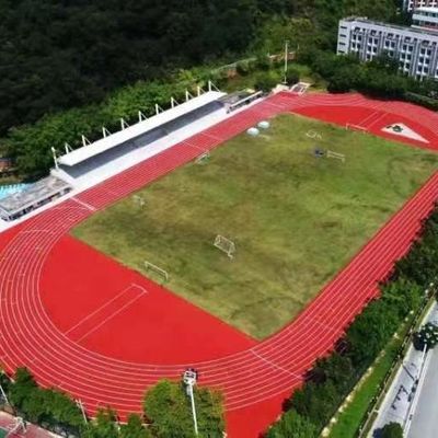 Harga yang pantas Trek Lari Atletik Sistem Prefabrikasi Bahan EPDM IAAF Disetujui on line