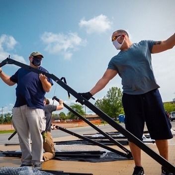 Harga yang pantas Lantai Tenda Portable Anti Slip Tahan Api Untuk Sementara Bandara Luar Ruangan on line