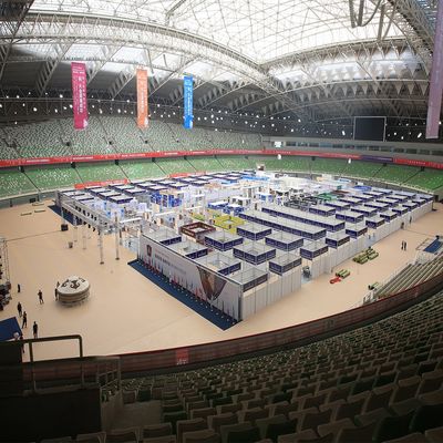 Harga yang pantas Interlocking Design Portable Event Flooring Untuk Turf Protection Camping Flooring on line