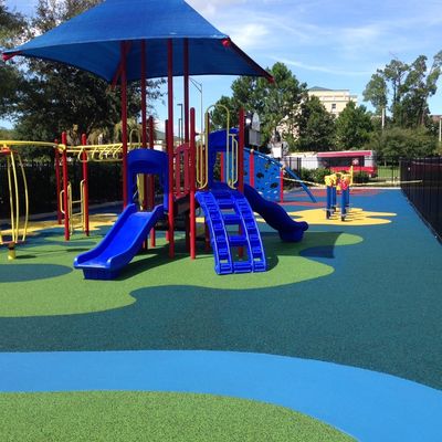 Harga yang pantas Lantai Granul Karet EPDM Fleksibel Antioksidan Tahan Korosi on line