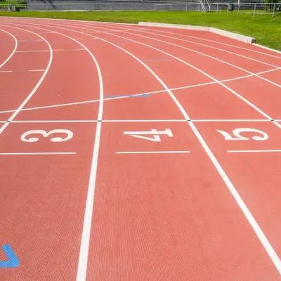 Harga yang pantas Jalur lari atletik standar dengan permukaan halus dan ketahanan UV on line