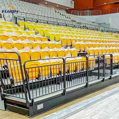 Harga yang pantas Sistem Duduk Profesional yang Dapat Dikustomisasi Duduk Bleacher Lipat untuk 200-500 Orang on line