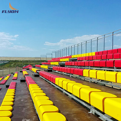 Harga yang pantas Aluminium Outdoor Bleachers dengan Customisable Seating Metal Bleachers on line