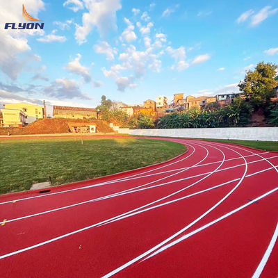 Harga yang pantas Gampang Instalasi Karet Running Track Untuk Jogging PU Binder Untuk EPDM on line