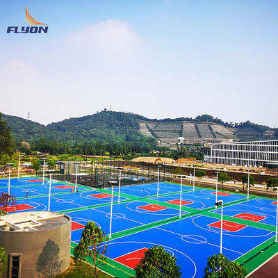 Harga yang pantas Polyurethane Modular Basketball Sports Court Lantai on line