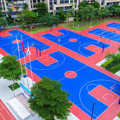 Harga yang pantas Pu Tennis Court Lantai Polyurethane Sport Lantai Genteng Polyurethane Lantai on line