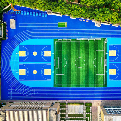 Harga yang pantas Polyurethane Lapisan Lempar / Tekstur Lapisan Olahraga Court Sertifikasi oleh ITF Dengan Kelas 1 tahan api on line