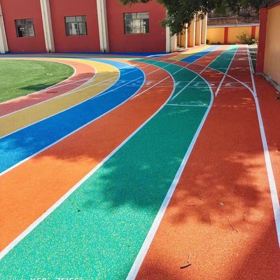 Trek Lari Atletik Tebal 13mm Dengan Bahan Butiran EPDM SBR