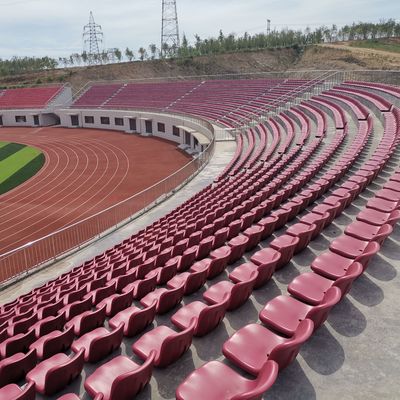 Harga yang pantas Instalasi Datar Kursi Stadion Sepak Bola HDPE Plastik Perusahaan Kursi Stadion on line