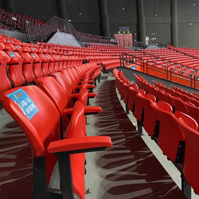 Harga yang pantas Kursi Olahraga Stadion Tinggi 45cm dengan Struktur Metal Bleacher dan Garansi 5 Tahun untuk Tempat Duduk Stadion yang Tahan Lama on line
