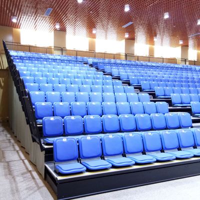 Tempat Duduk Bleacher yang Dapat Ditarik Modern, Sistem Tempat Duduk Teleskopik Untuk Teater Sekolah