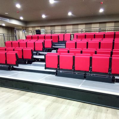 Harga yang pantas VIP Bleacher Indoor Retractable Nyaman Untuk Tempat Auditorium on line