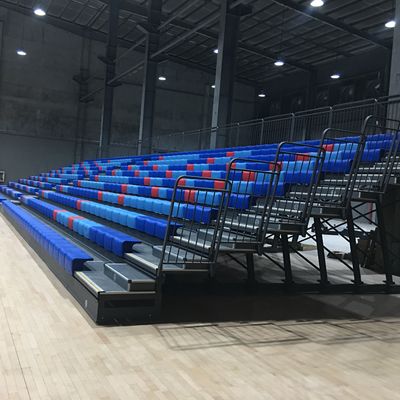 Harga yang pantas Sistem Pemirsa Material HDPE Tempat Duduk yang Dapat Ditarik Untuk Stand Tetap on line