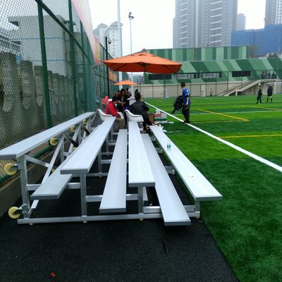 Harga yang pantas Tempat Duduk Grandstand Portabel Bergerak, Bangku Stadion Aluminium Untuk Lapangan Olahraga on line
