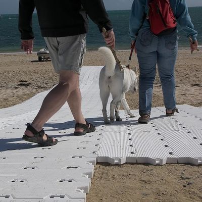 High Density Polyethylene Outdoor Portable Flooring Untuk Acara Bersertifikat ISO9001