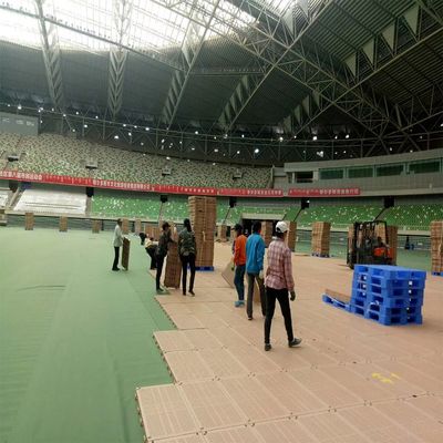 Harga yang pantas PP Material Interlocking Event Flooring, Portable Outdoor Flooring Untuk Perlindungan Turf on line