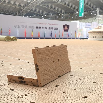 Harga yang pantas 100 Cm × 50 Cm × 5 Cm Lantai Acara Portabel Tahan UV Untuk Perlindungan Rumput on line