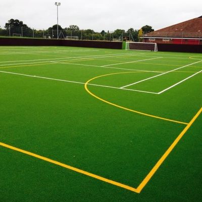 Harga yang pantas Warna Disesuaikan Sintetis Artificial Grass 25mm Tennis Basketball, Tenis Turf on line