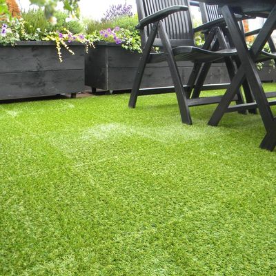 30cm × 30cm Taman Buatan Rumput Sintetis Bergerak Untuk Halaman Atap