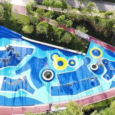Butiran Karet Lapangan Olah Raga Untuk Taman Bermain Tidak Beracun Anti UV Ramah Lingkungan