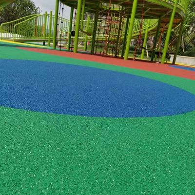 Harga yang pantas Lantai Butiran Karet EPDM Standar ROHS Untuk Lapangan Olahraga Anti UV Ramah Lingkungan on line