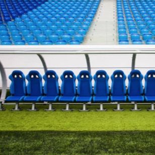 Harga yang pantas Bangku Tempat Penampungan Tim Sepak Bola Pengganti Tahan Air Untuk Pemain Dugouts on line