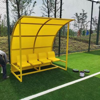 Harga yang pantas Bangku Sepak Bola Pengganti Disesuaikan Dengan Shelter Untuk Klub Sepak Bola Stadion Sekolah on line