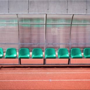 Harga yang pantas 15 Kursi Tempat Duduk Stadion Luar Tahan Lama Dengan Bahan Tabung Baja Galvanis on line