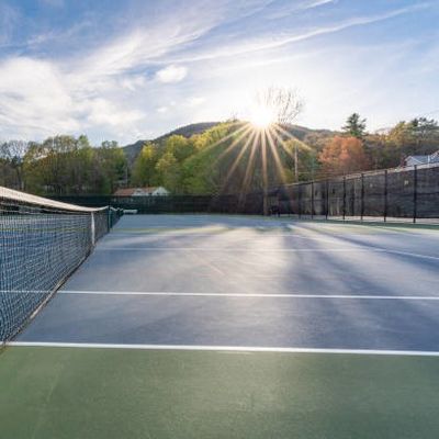 Harga yang pantas Layanan Pengecatan Garis Gratis Pickleball Court Mat Lantai Warna Disesuaikan on line