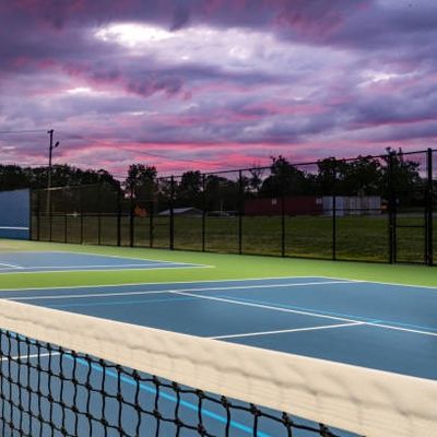 Ondoor Pickleball Court Mat Portable 60 X 30ft Roll Mat Free Line Painting Service