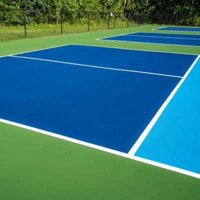 Harga yang pantas Pickleball Surface Warna Disesuaikan Pickleball Court Mat Sports Pickleball Flooring on line