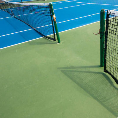 Cuaca tahan Mat Pengadilan Pickleball dengan permukaan halus tahan pudar