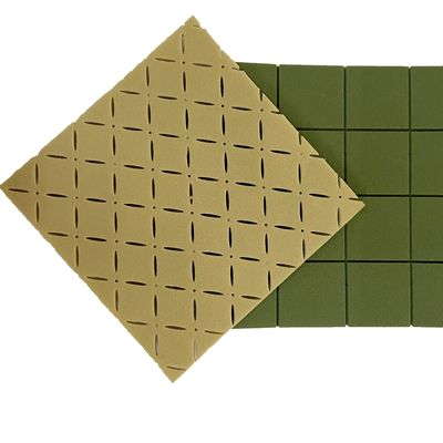 Harga yang pantas Hijau / Biru / Custom Shock Absorbing Floor Tiles High Slip Resistance on line