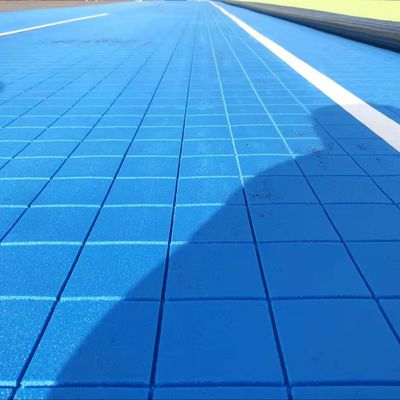 Harga yang pantas Tinggi Resistance Slip Shock Absorbing Floor Tiles Untuk Bola Sepak Lapangan Sepak Bola on line