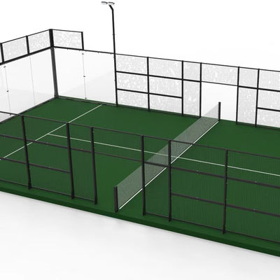 Mudah Dipasang Green Padel Lapangan Tenis Bahan Sintetis 1 Tahun Garansi