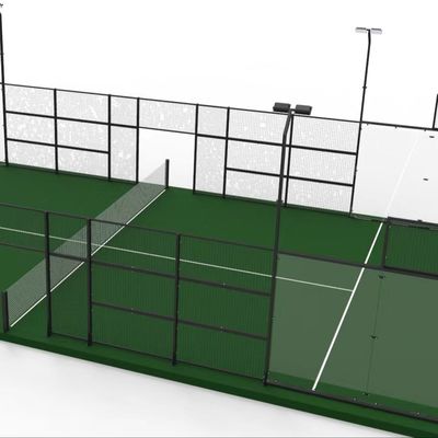 Outdoor Synthetic Smooth Padel Tennis Court Mudah dipasang