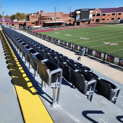 HDPE ACE Stadium Sports Seats W 430 Mm * D 600 Mm * H 835 Mm Hitam