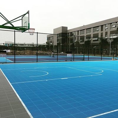 Harga yang pantas Instalasi Tanpa Usaha PP Polypropylene Tile Floor System Untuk Pengadilan Luar Ruang on line