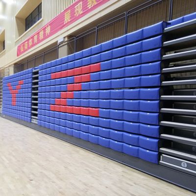 Indoor Nyaman Pengering Bleacher Kursi Mudah Pemasangan 5 Tahun