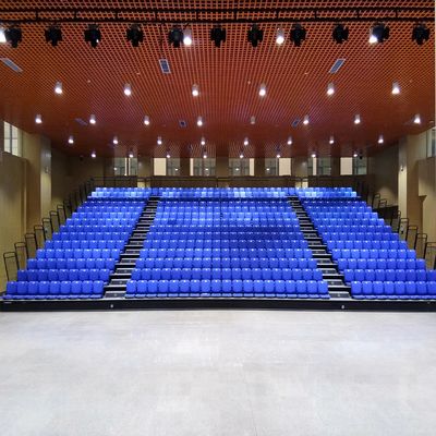 Kursi Bleacher Lipat yang Dapat Ditarik Kembali Mudah Dipasang Dan Panjang Disesuaikan