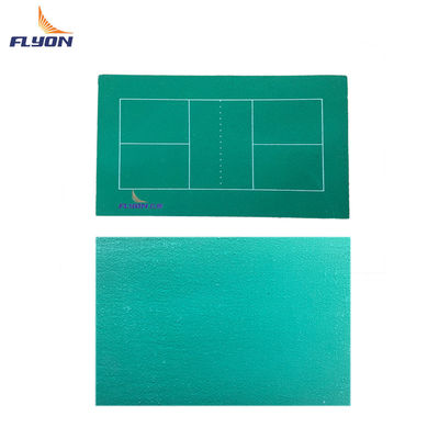 2 mm PVC Pickleball Court Mat Dengan Pattern Pasir 198.43 Pound/Roll PVC Lapisan Akrilik