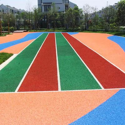Harga yang pantas Jalur Lari Athletic persegi panjang 6Mm Tahan Cuaca Low Maintenance 400M on line