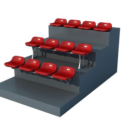 Harga yang pantas Warna Custom Logo HDPE PP Stadion Kursi Anti Penuaan tahan UV untuk acara luar ruangan dalam ruangan on line