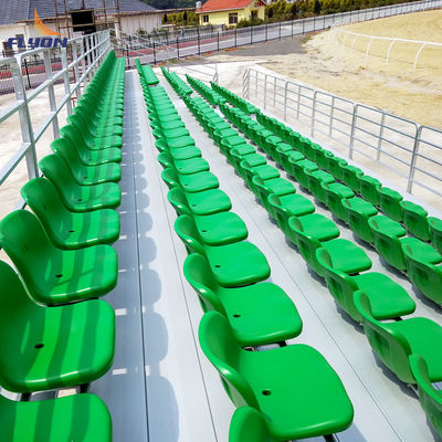 Harga yang pantas Aluminium Bleachers Tempat duduk stadion yang dapat disesuaikan untuk acara luar ruangan on line