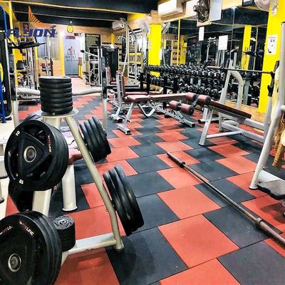 Harga yang pantas Free Sample Custom Logo Gym Flooring Mat Dengan Ketahanan Dan Anti Wear Surface on line