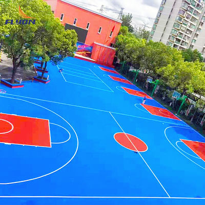 Harga yang pantas 20kg/drum Modular Polyurethane PU Sports Flooring on line