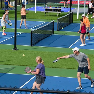 Pengadilan pickleball yang dapat disesuaikan dengan perlindungan anti UV selama 8 tahun