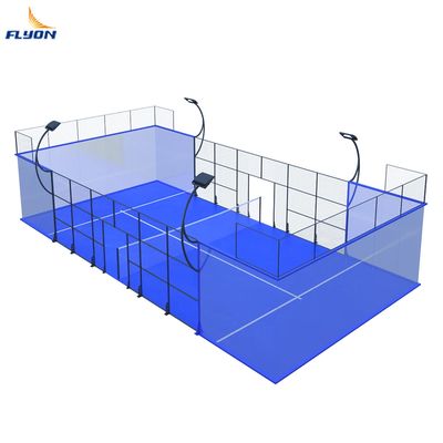 Harga yang pantas Lapangan Tenis Padel Hijau Mudah Dipasang Untuk Kinerja on line